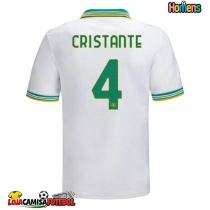Camisa de Futebol AS Roma Bryan Cristante #4 Equipamento Alternativo 2025-26 Manga Curta